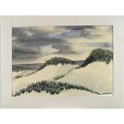 MABEL MAY WOODWARD (American, 1877-1945) GRASS COVERED DUNES