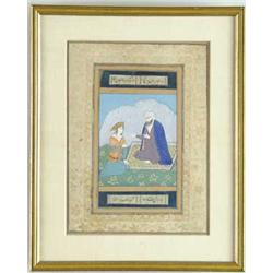 UNSIGNED (Persian, 19th Century) THE LESSON