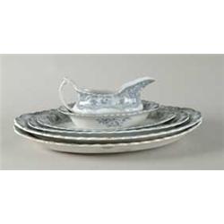 77-PIECE DINNER SERVICE BY W.H. GRINDLEY & CO. IN “MADRID” PATTERN