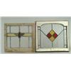 Image 1 : TWO LEADED GLASS WINDOWS