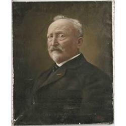 MARTIN JONAS (Danish, Early 20th Century) UNFRAMED PORTRAIT OF GENTLEMAN