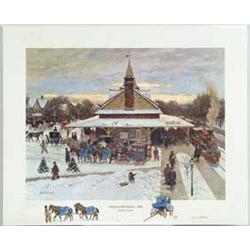 JOHN PHILLIP FALTER (American, 1910-1982) “CHESTNUT HILL STATION”