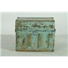 Image 1 : SMALL GREEN PAINTED HALF TRUNK