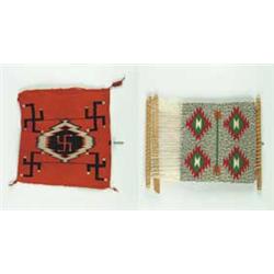 TWO INDIAN STYLE WEAVINGS