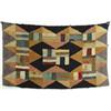 Image 1 : GEOMETRIC COLORFUL HOOKED RUG