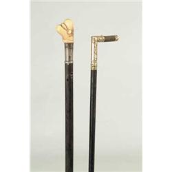 TWO SMALL WALKING STICKS