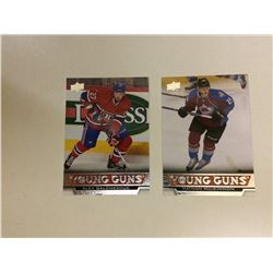 ALEX GALCHENYUK & NATHAN MACKINNON YOUNG GUNS UPPER DECK HOCKEY TRADING CARDS LOT