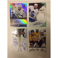 AUTOGRAPHED HOCKEY TRADING CARDS LOT