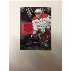 ALEX OVECHKIN GAME WORN JERSEY HOCKEY TRADING CARD (LORDS OF THE NHL)