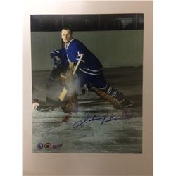 JOHNNY BOWER SIGNED 8X10 FRAMEWORTH COA