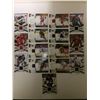Image 1 : LOT OF 15 GAME USED JERSEY CARDS MINT CONDITION