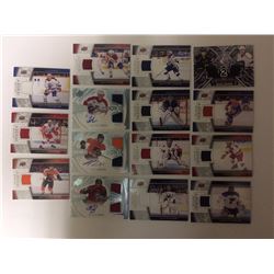 LOT OF 15 GAME USED JERSEY CARDS MINT CONDITION