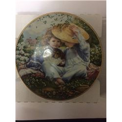 1989 "A TIME TO LOVE" DECORATIVE PORCELAIN PLATE