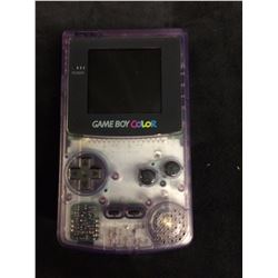 NINTENDO GAMEBOY COLOUR (ATOMIC PURPLE) W/ CAESARS PALACE II VIDEO GAME