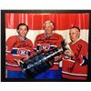 Image 1 : GUY LAFLEUR JEAN BELIVEAU MAURICE RICHARD FACSIMILE SIGNED 8 X 10 PHOT
