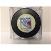 Image 1 : HENRIK LUNDQUIST SIGNED NEW YORK RANGERS HOCKEY PUCK