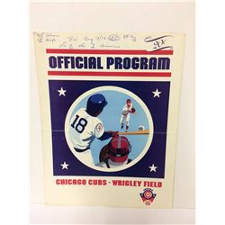 1976 CHICAGO CUBS OFFICIAL PROGRAM (WRIGLEY FIELD)