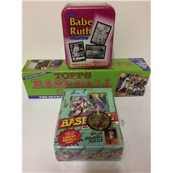 BASEBALL TRADING CARDS SETS LOT