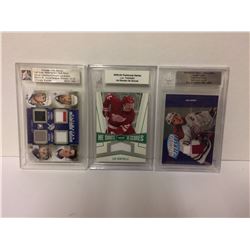 GRADED AUTHENTIC JERSEY CARD LOT