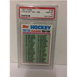 1987 TOPPS CHECKLIST 100-198 #198 (GEM MT 10)