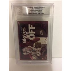 2003-04 4TH EDITION DICKIE MOORE "VINTAGE GLOVES ARE OFF" HOCKEY TRADING CARD