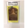 Image 1 : AUTOGRAPHED HOF PLAQUE BOB FELLER PSA/DNA CERTIFIED HOCKEY TRADING CARD(NM-MT 8)