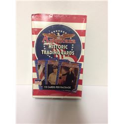 AMERICANA HISTORIC TRADING CARDS (12 CARDS PER PACKAGE)