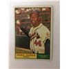 Image 1 : 1961 TOPPS HANK AARON BASEBALL CARD