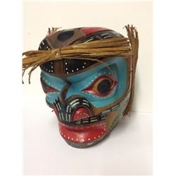 3 SIDED NATIVE ART MASK BY JIMMY JOSEPH