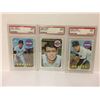 Image 1 : 1969 TOPPS BASEBALL CARDS LOT (NMT 7) (UPSHAW, BAILEY, STONE)