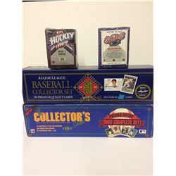 COLLECTOR HOCKEY & BASEBALL CARD SETS