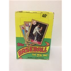 TOPPS BASEBALL THE REAL ONES BUBBLE GUM CARDS SET