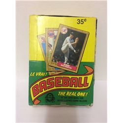 TOPPS BASEBALL THE REAL ONES BUBBLE GUM CARDS SET