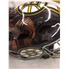 Image 2 : GERRY CHEEVERS SIGNED BRUINS GOALIE HELMET INSCRIBED HOF 85