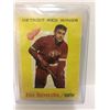Image 1 : 1959-60 ALEX DELVECCHIO #8 TOPPS HOCKEY TRADING CARD
