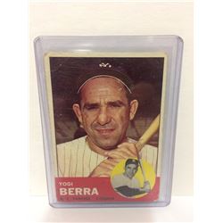 1963 YOGI BERRA #340 TOPPS BASEBALL TRADING CARD