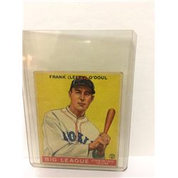 FRANK (LEFTY) O'DOUL #58 BIG LEAGUE CHEWING GUM BASEBALL TRADING CARD