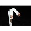 Image 3 : Exquisite 14kt Rose Gold over Silver Clover Stud Earrings (7E)
