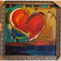 Signed Oil on Canvas Peter Max