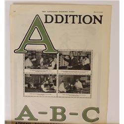 Early 1900's Vintage Magazine Article