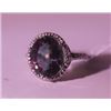 Image 1 : Exquisite Sterling Silver Ring with Lab Alexandrite