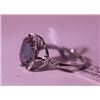 Image 3 : Exquisite Sterling Silver Ring with Lab Alexandrite