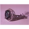 Image 2 : Exquisite Sterling Silver Ring with Lab Alexandrite