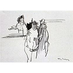 Lithograph after Itzchak Tarkay