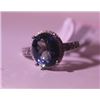 Image 1 : Exquisite Sterling Silver Ring with Lab Alexandrite