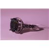 Image 2 : Exquisite Sterling Silver Ring with Lab Alexandrite