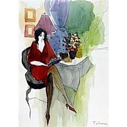 Lithograph after Itzchak Tarkay