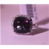 Image 1 : Exquisite Sterling Silver Ring with Lab Alexandrite
