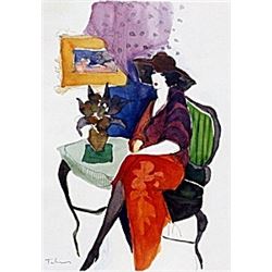 Lithograph after Itzchak Tarkay