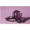 Image 3 : Exquisite Sterling Silver Ring with Amethyst